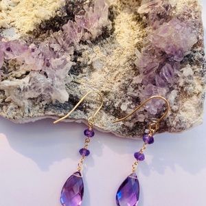 14k gold hook earrings